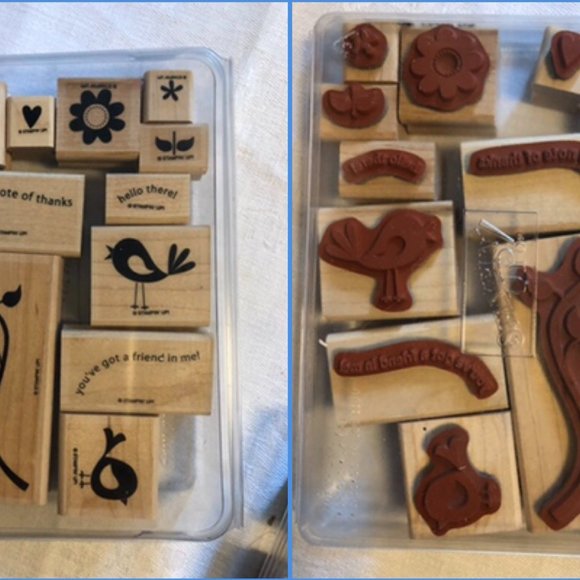 Stampin’ Up! - Cheep Talk - Wood Set - Picture 1 of 5